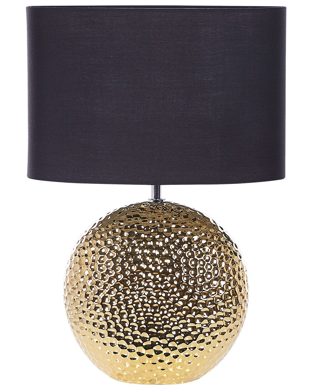 Tischlampe NASVA Keramik Gold