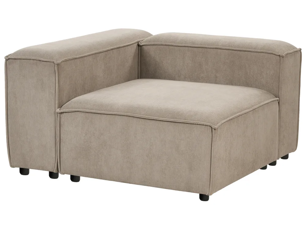 Modular Sofa 3 Seater ARDAL Corduroy Light Brown_940705