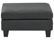 Modul Ecksofa 4-Sitzer UNSTAD mit Ottomane Kunstleder Schwarz linksseitig_936715