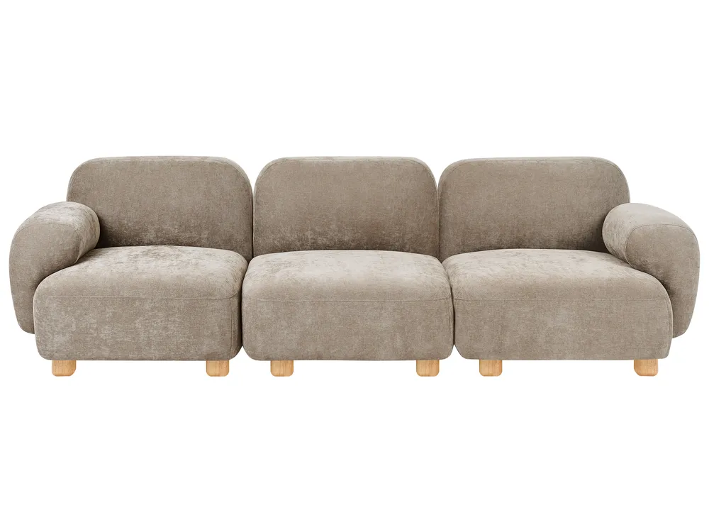Modulsofa 3-Sitzer AMLI Stoff Beige