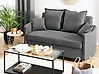 Schlafsofa 2-Sitzer HOVIN Stoff Grau