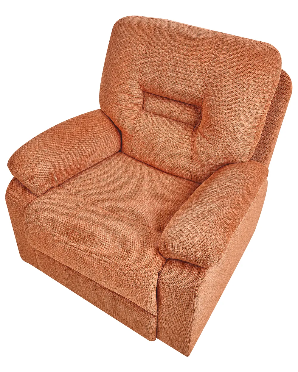 Recliner Chair BERGEN with Footrest Fabric Orange_944209