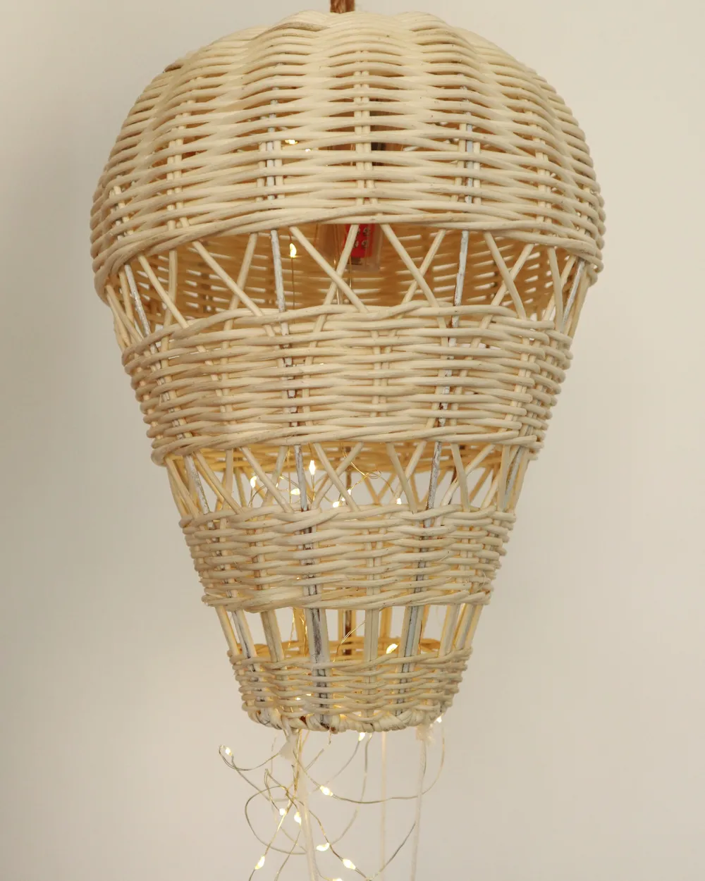 Wandobjekt Ballon BEMBA Rattan 60 cm Naturfarben_1025967
