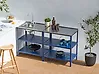 Outdoor-Küche 2er Set mit Spüle VILAMA Blau