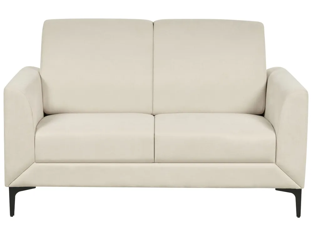 Sofa 2-Sitzer FENES Stoff Beige