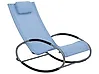 Schaukel-Sonnenliege CAMPO Stoff Blau