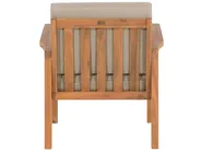 Lounge Set mit Tisch und Ottomane 4-Sitzer MANILA Akazienholz Hellbraun_803180