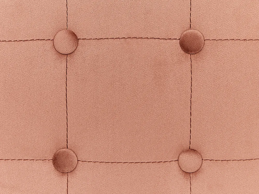 Pouf WISCONSIN Samtstoff Pfirsichrosa_926914