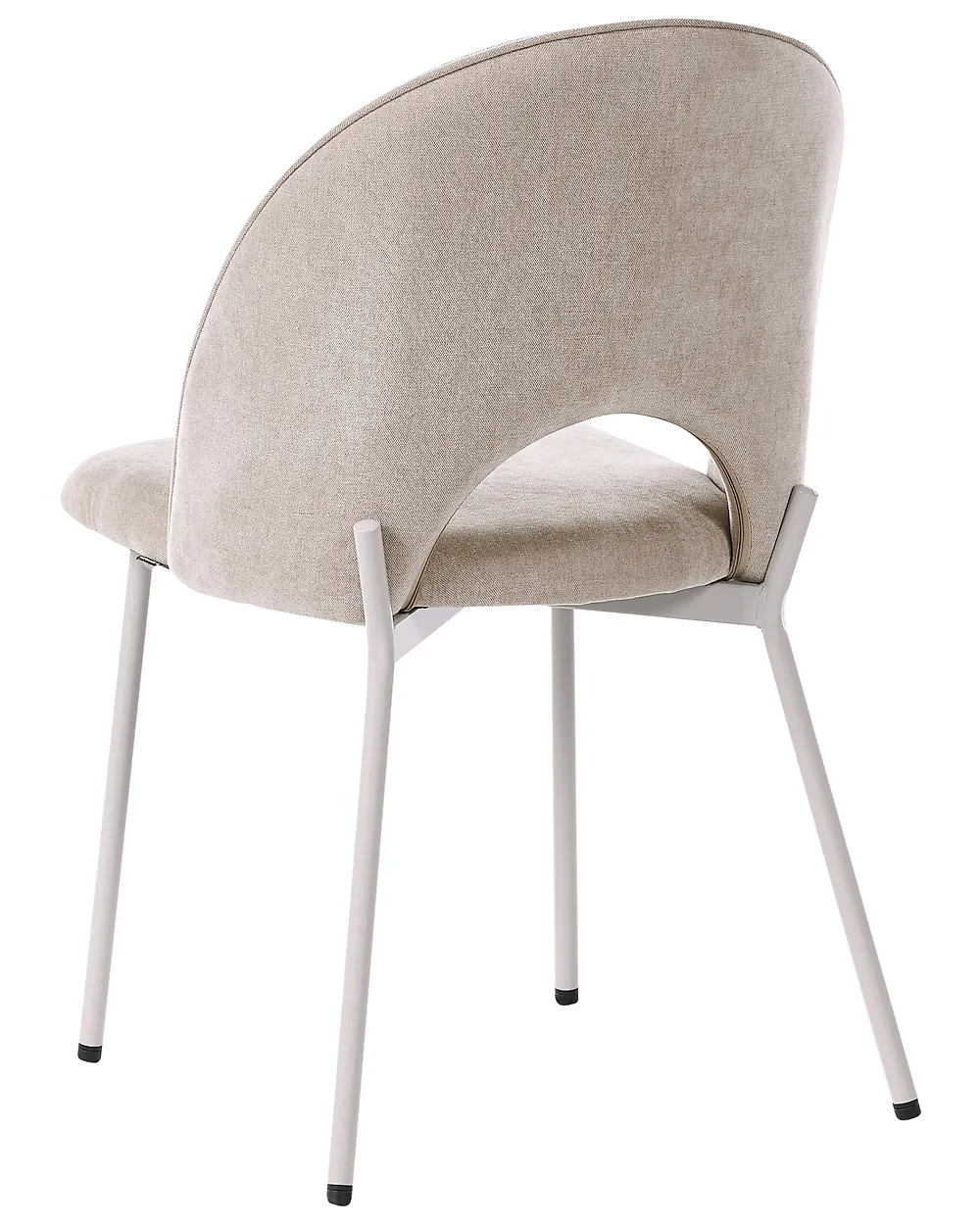 Esszimmerstuhl 2er Set COVELO Samtstoff Beige_1168826