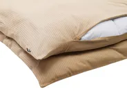Ensemble de housses de couette AVONDALE 135 x 200 cm Satin de coton Beige_815152