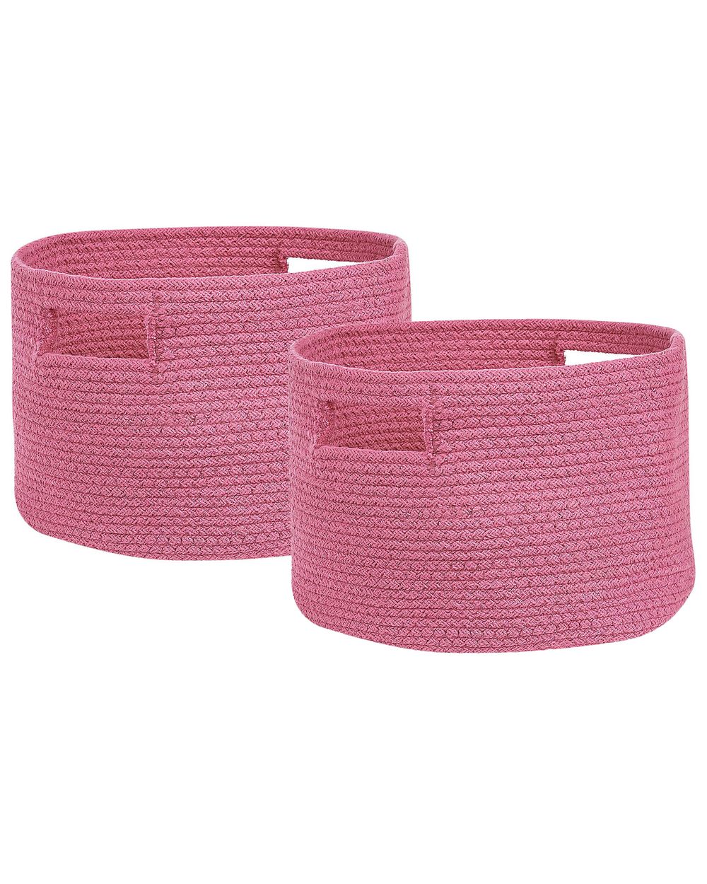Set van 2 manden CHINIOT Katoen Fuchsia
