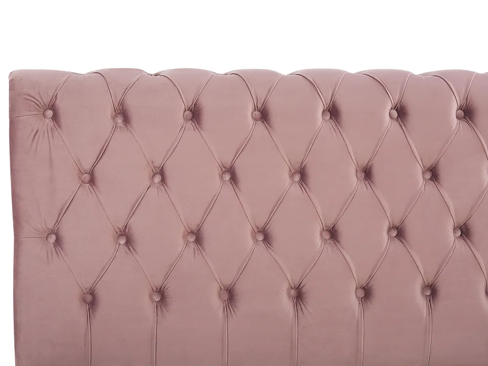 Vodeni krevet Samet AVALLON 160 x 200 cm Ružičasta_846762