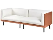 Sofa 3 Seater VORGOD Fabric Off-White_996333