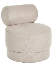 Drehsessel KARVIA  Stoff Hellbeige_1165203