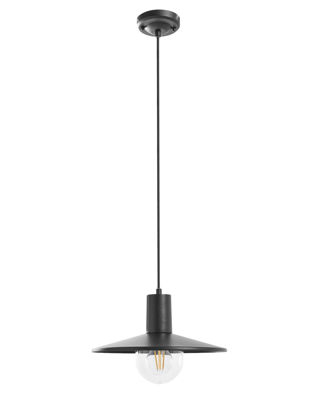 Viseća lampa za vanjsku upotrebu BARALIA Metal Crni