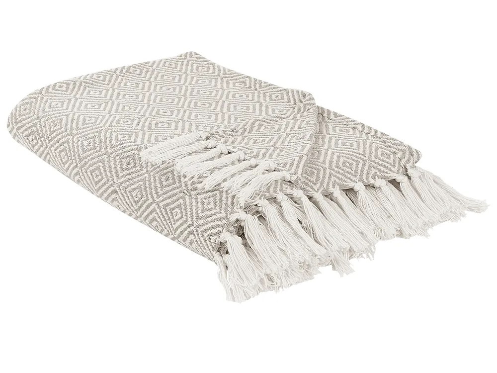 Tagesdecke TOUTLI Baumwolle 200 x 220 cm Taupe