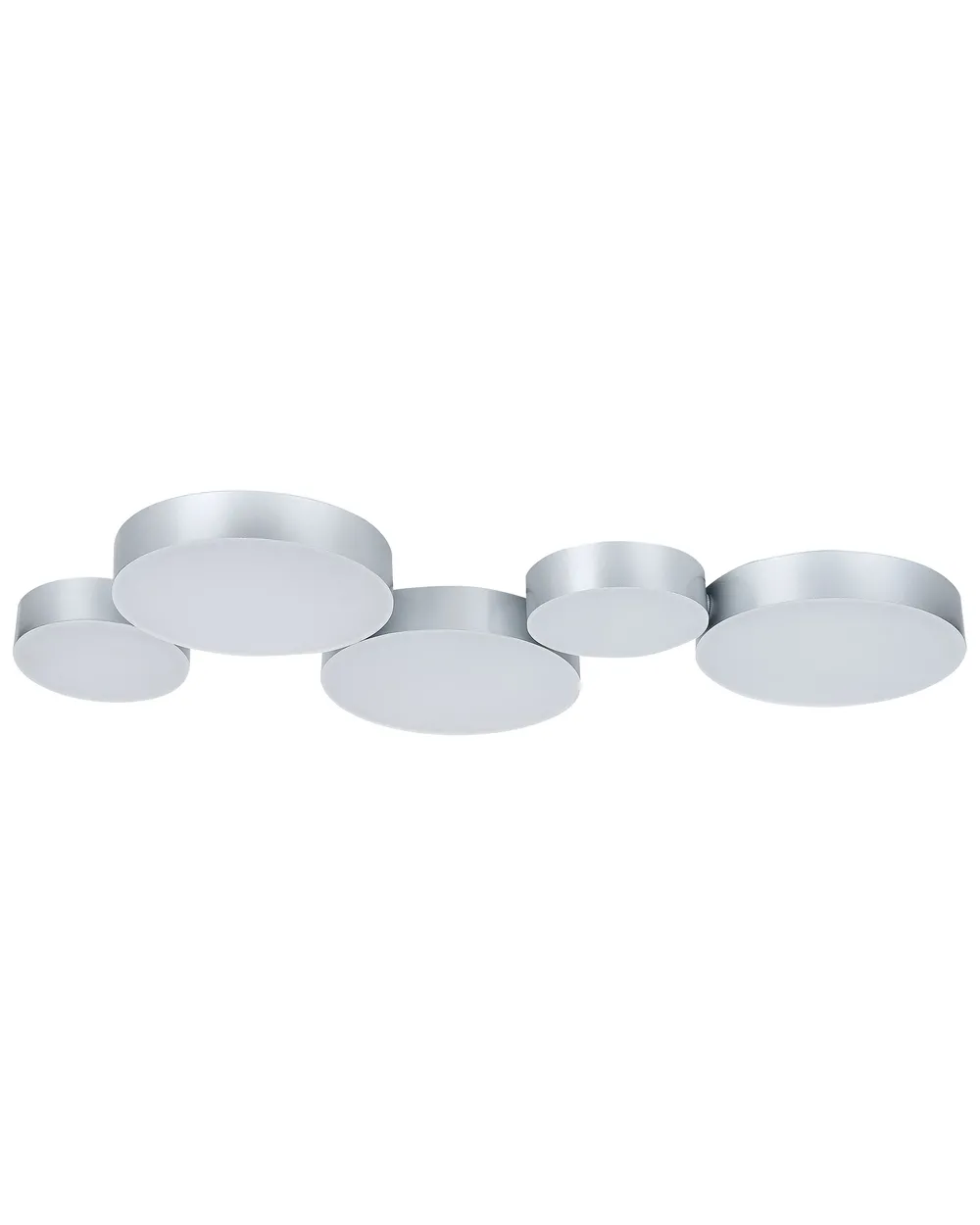 LED Deckenlampe LUGA Metall Silber