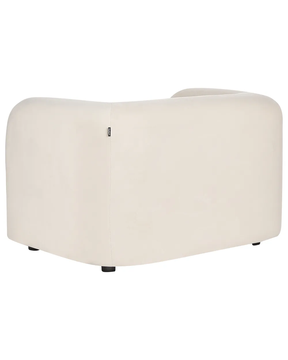 Sessel LEIREN Samtstoff Cremeweiß_920680