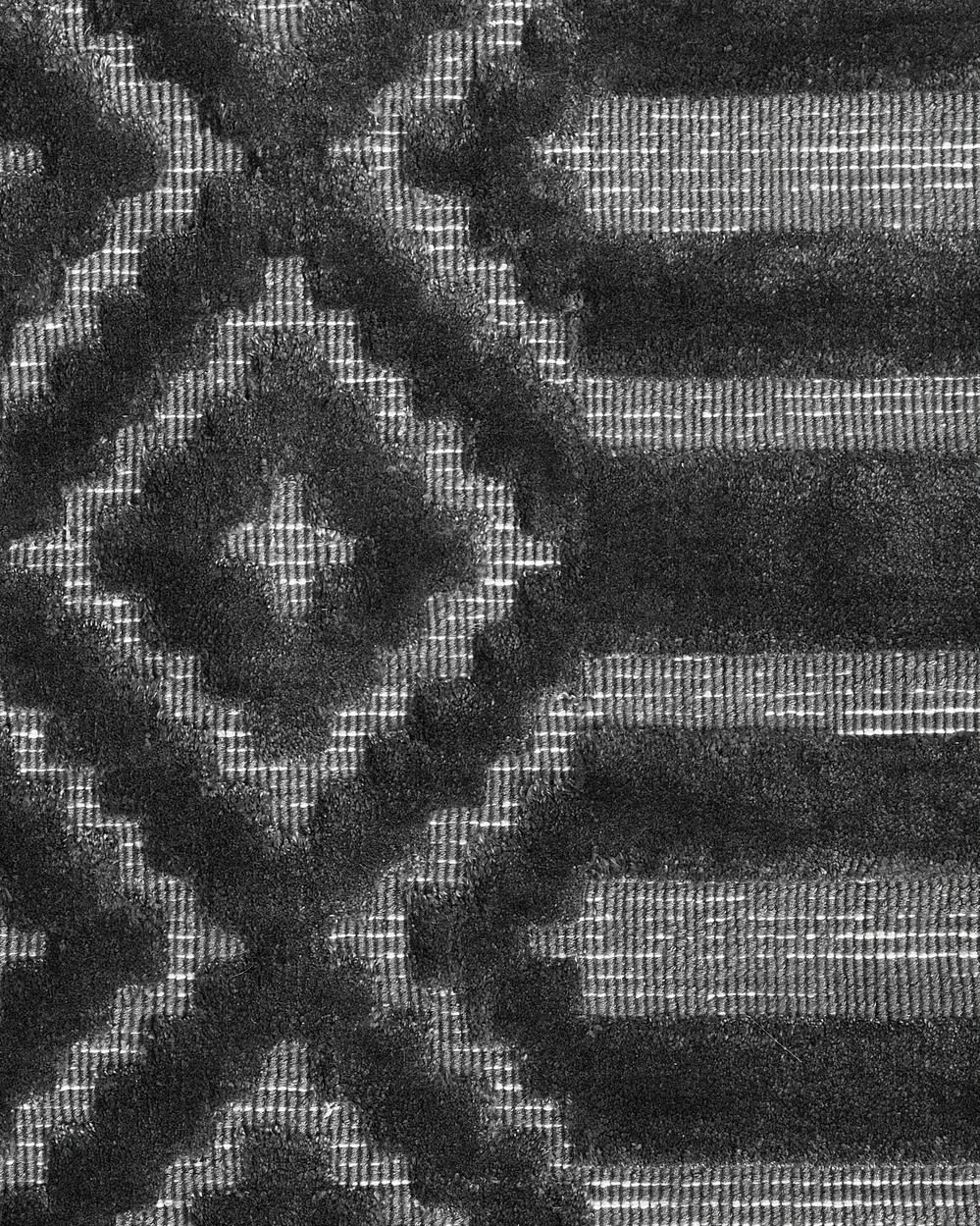 Teppich ADATEPE Dunkelgrau 140 x 200 cm Viskose_750674