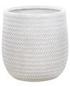 Blumenkübel LIVADIA 39 cm Cremeweiß