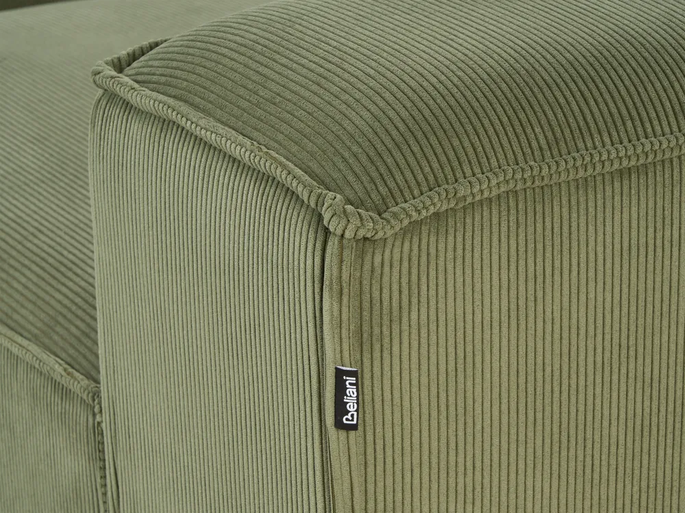 Rechtsseitige Chaiselongue ARDAL Cord Grün_947331