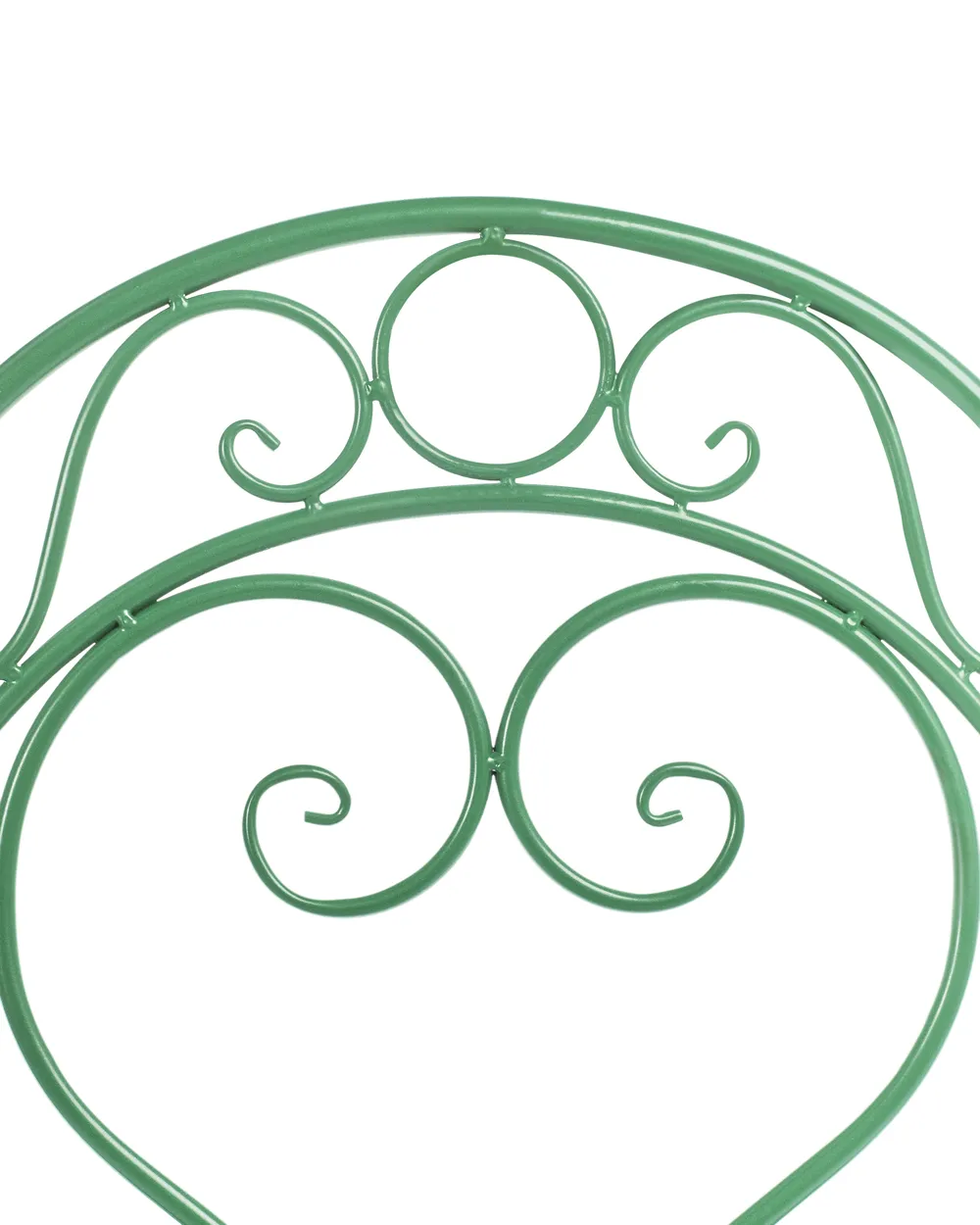 Gartenstuhl 2er Set ALBINIA Metall Grün_1016172