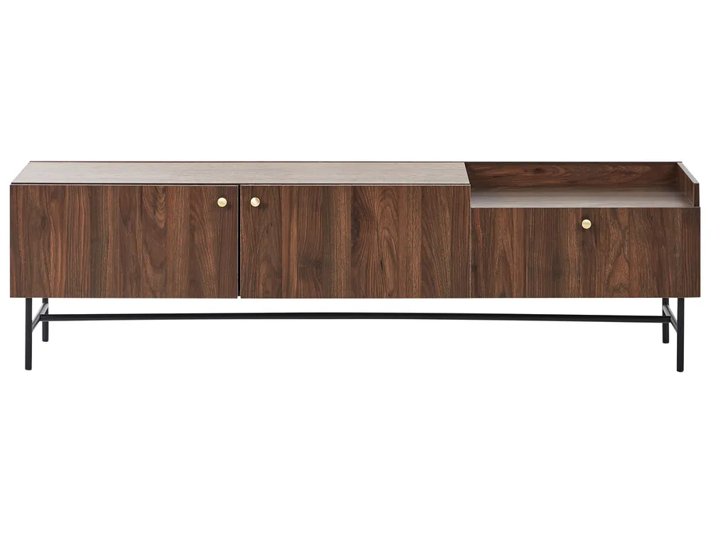 TV-Möbel LISMORE Dunkelbraun_963549