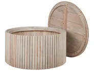 Couchtisch KIRKWOOD mit Stauraum Mangoholz Hellbraun_906687