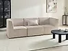 Modulsofa 3-Sitzer LEMVIG Cord Beige
