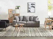 Sofa 3-Sitzer VISKAN Cord Dunkelgrau_811650