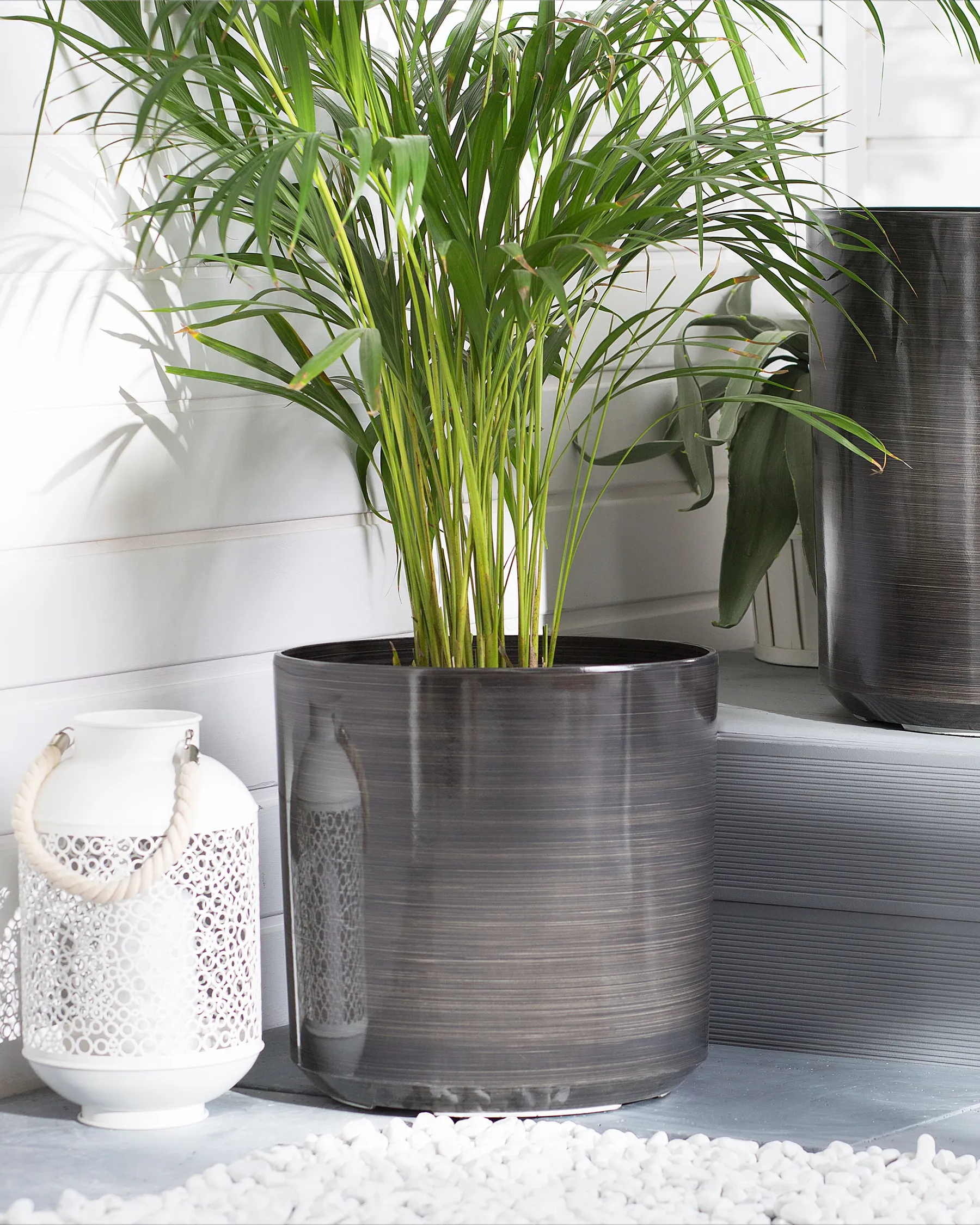 Blumenkübel VAGIA 35 cm Grau_740152