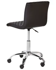 Desk Chair ORLANDO Faux Leather Black_932466