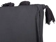 Lot de 2 coussins décoratifs LYTHRUM 35 x 55 cm Coton Gris foncé Unicolore_838970