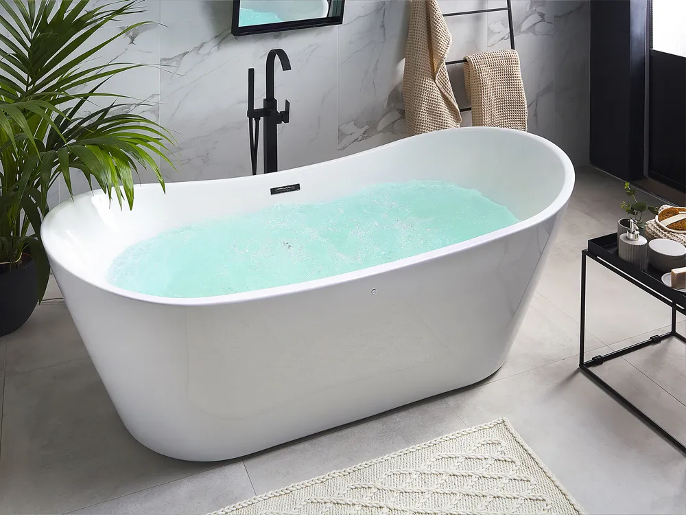 Freistehende Badewanne ANTIGUA 180 x 78 cm Weiß