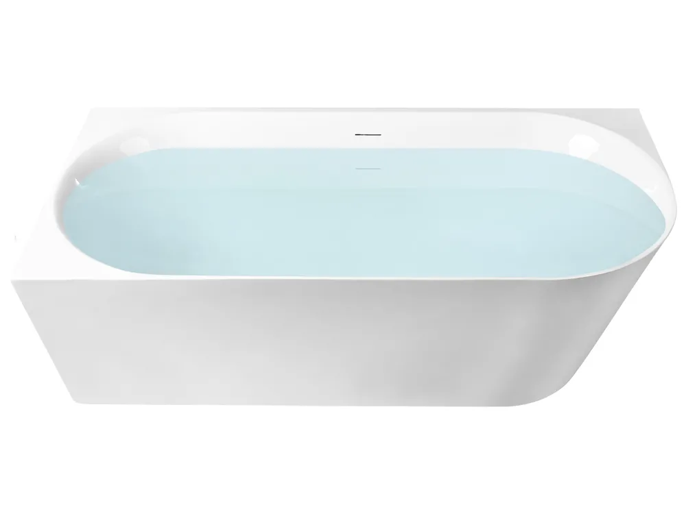 Eckbadewanne RENACA 170 x 79 cm Weiß rechtsseitig