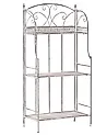 Regal VILLADOSE 60 cm 117 cm Metall Grau
