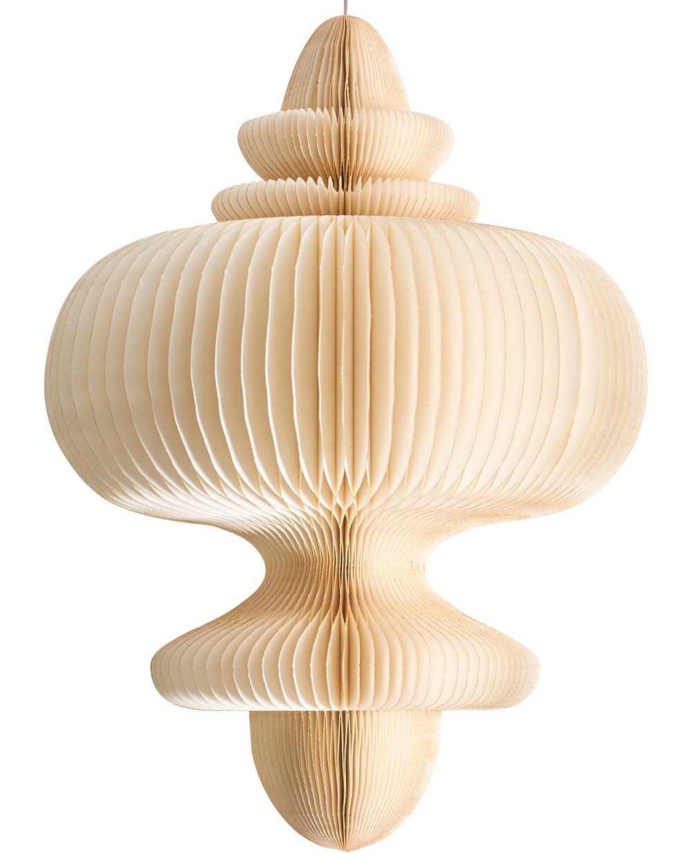 Pendant Lamp AMALSAN Paper Beige