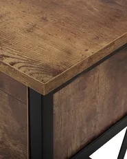 Console Table AYDEN Dark Brown_757254