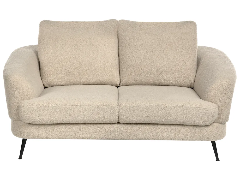 Sofa 2-Sitzer KJAER Bouclé Hellbeige_1006756