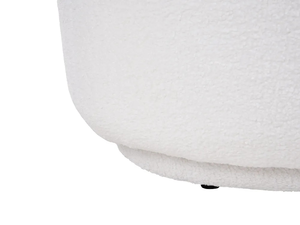 Sofa 3 Seater MELLOSA Boucle White_1197326