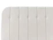 Bett mit Stauraum CHALLANS Stoff Cremeweiß 180 x 200 cm_1022957