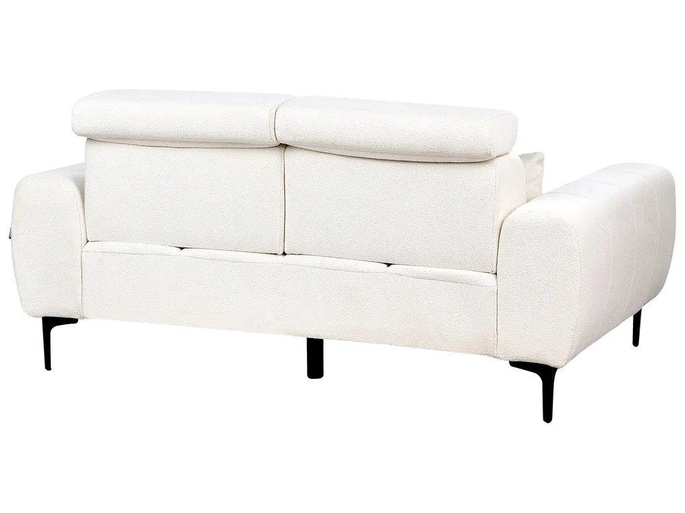Sofa 2-Sitzer VEGAMO Bouclé Weiß_924951