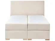 Kontinentalni krevet s prostorom za pohranu MAJOR Svijetlo bež 120 x 200 cm_1028002