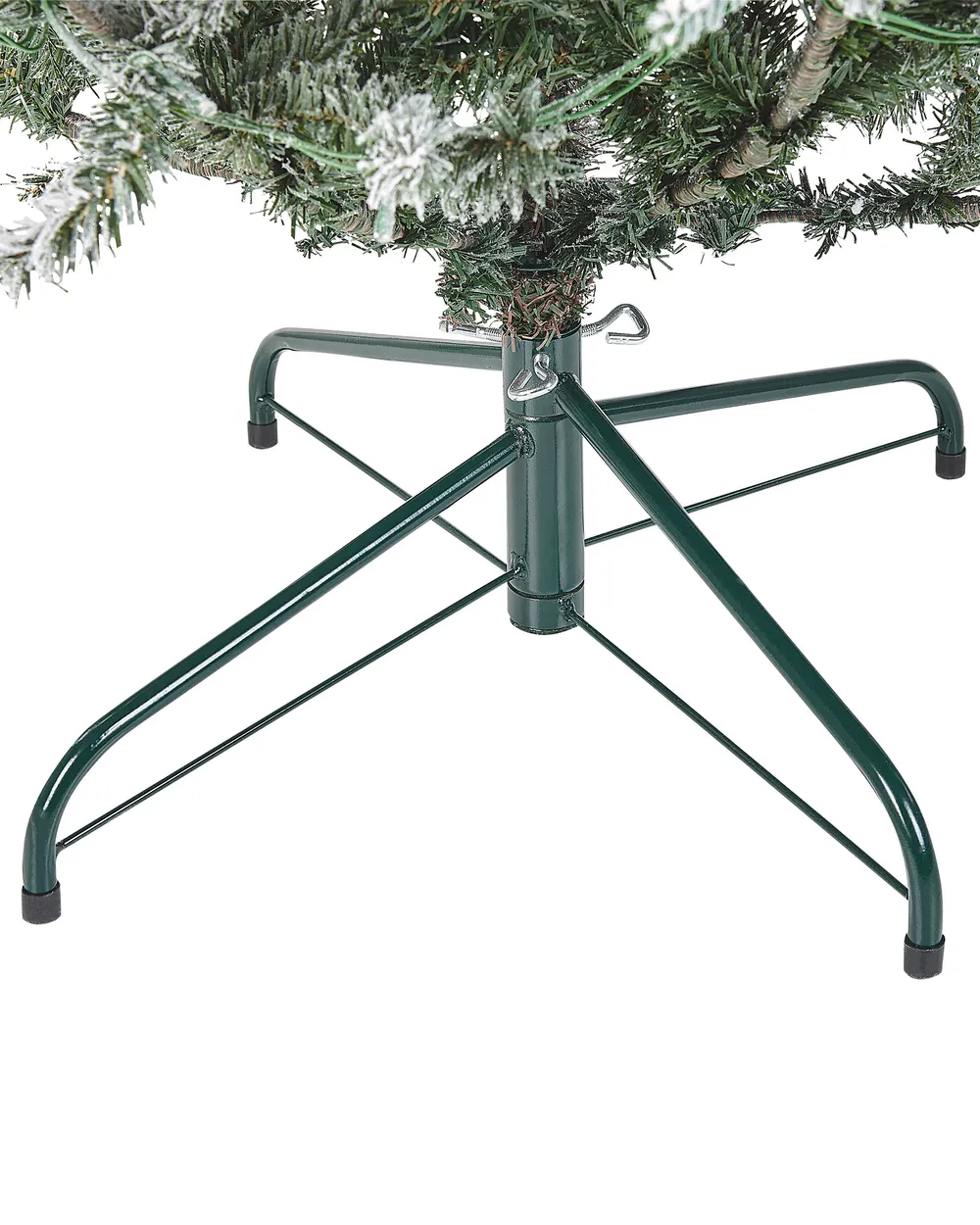 Künstlicher Weihnachtsbaum mit Schnee LED BRISCO 180 cm Weiß_832240