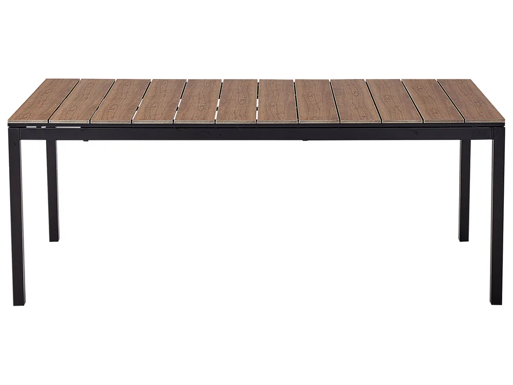 Ausziehbarer Gartentisch TOFANE 198/248 cm 90 cm Braun_928679