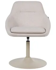Esszimmerstuhl drehbar WESTMINSTER Stoff Hellbeige_1120493