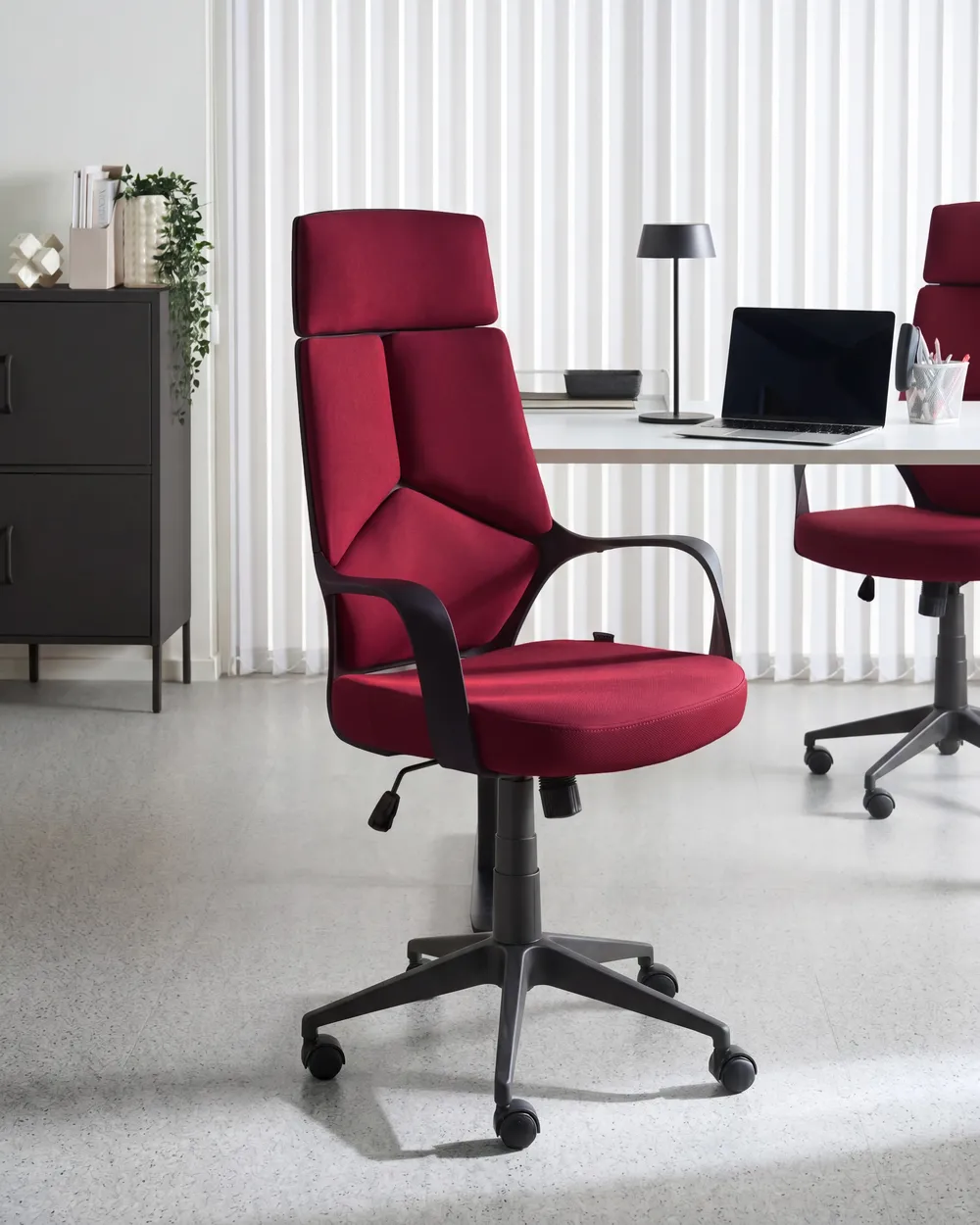 Bürostuhl DELIGHT Burgunderrot