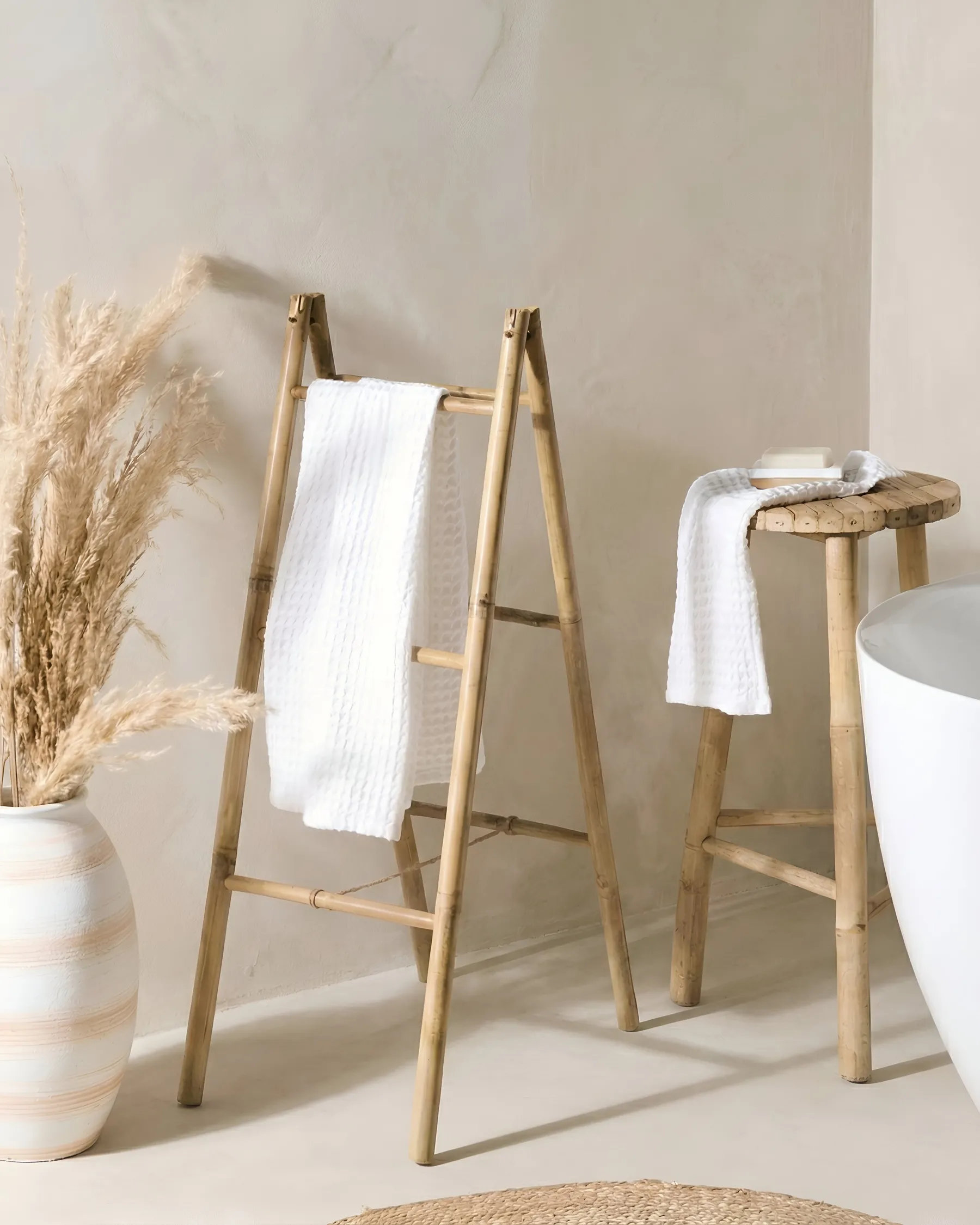 Towel Stand MOJANDA Bamboo Natural_1039394