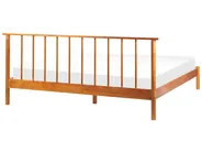 Bed Pine Wood BARRET 180 x 200 cm (EU Super King) Brown_875190
