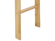 Halbhochbett Holz PEIPIN 90 x 200 cm Hellbraun_937146